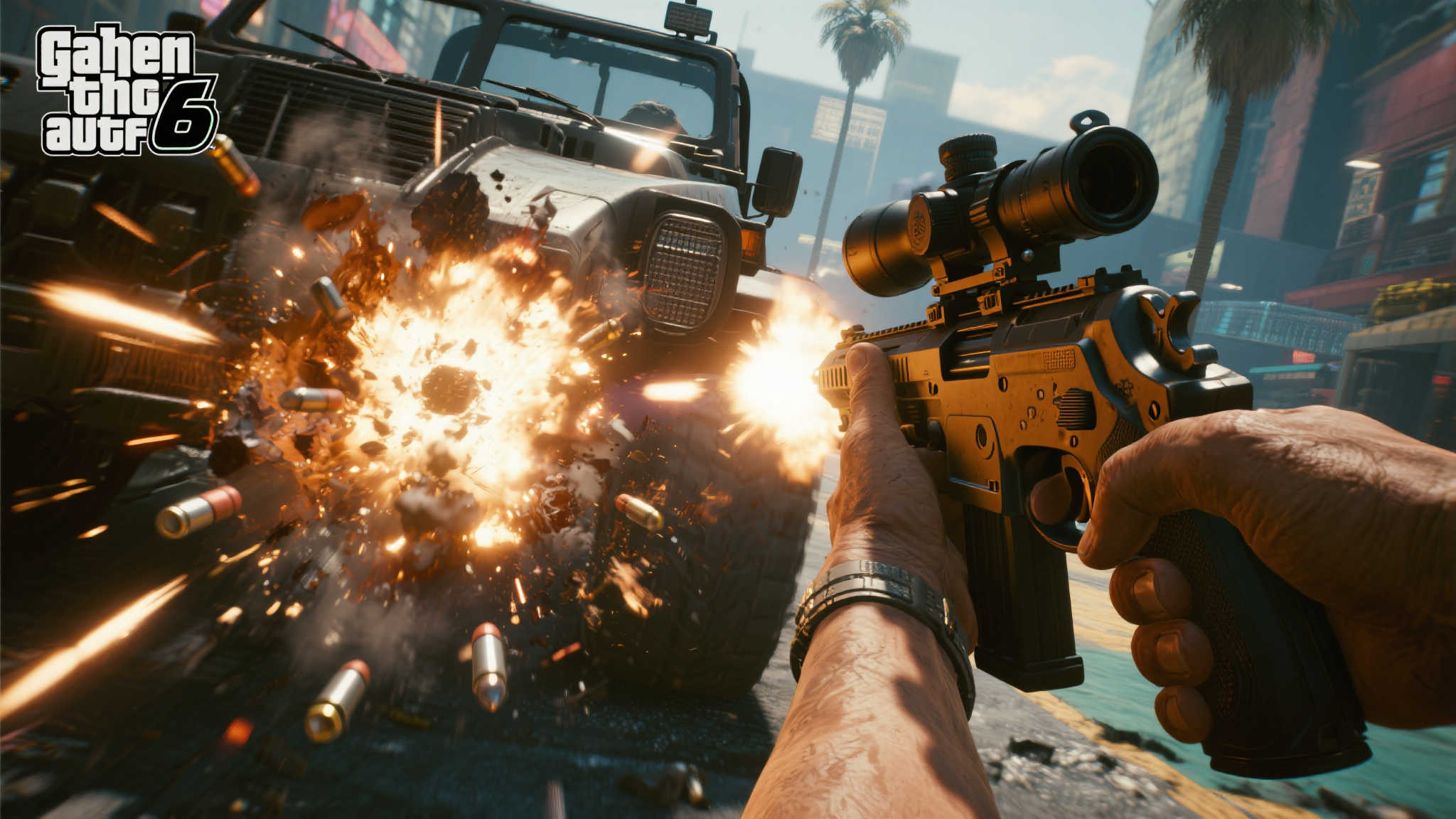 《GTA6》最新爆料:载具破坏升级,武器打击感全面革新! 《GTA6》最新爆料:载具破坏升级,武器打击感全面革新!